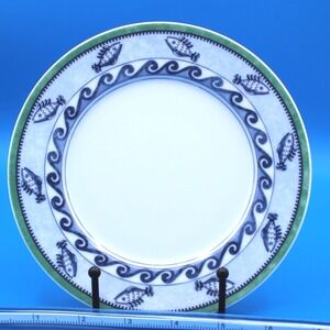 Villeroy & Boch Switch 3 Corsica Bread Butter Plate 6.75" Fish Wave Germany